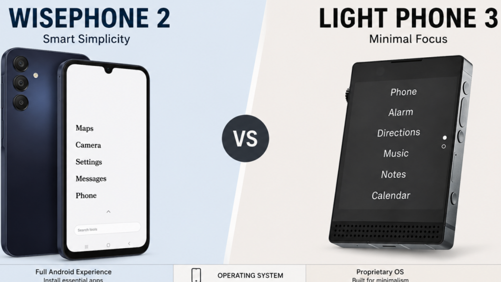 Wisephone 2 vs Light Phone