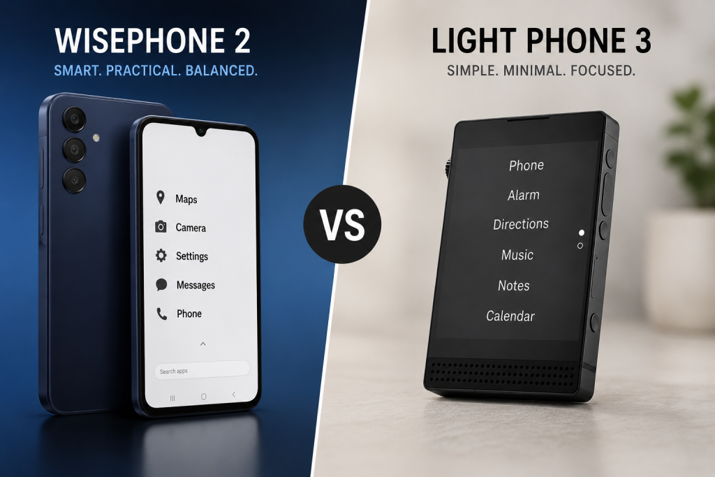 Wisephone vs Light Phone